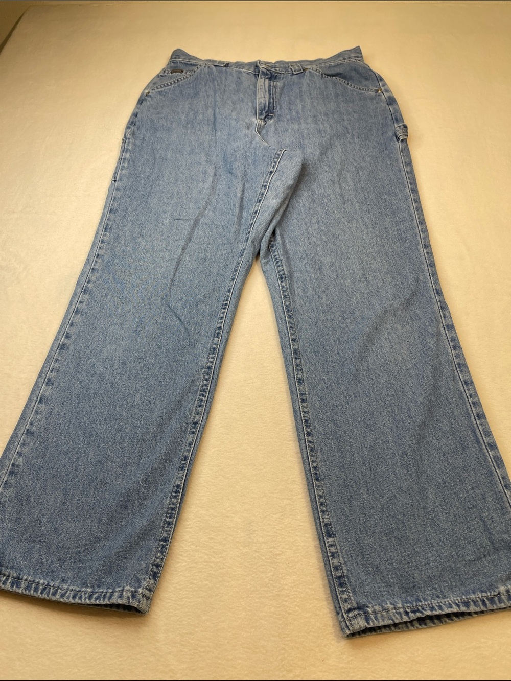 RIDERS Classic Light Wash Carpenter Jeans WOMENS SIZE 14M VINTAGE